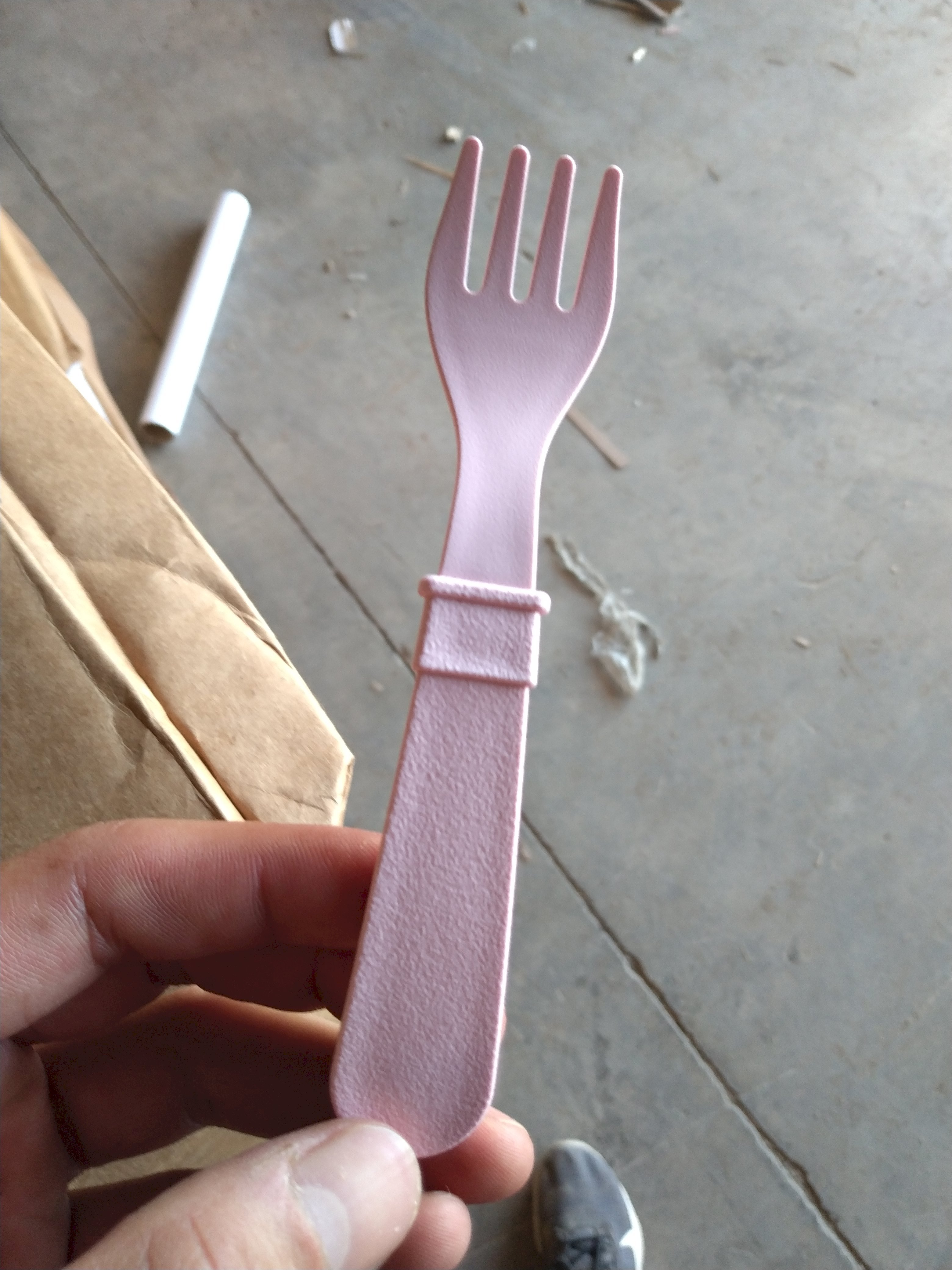 Garfo Replay Rosa Gelo