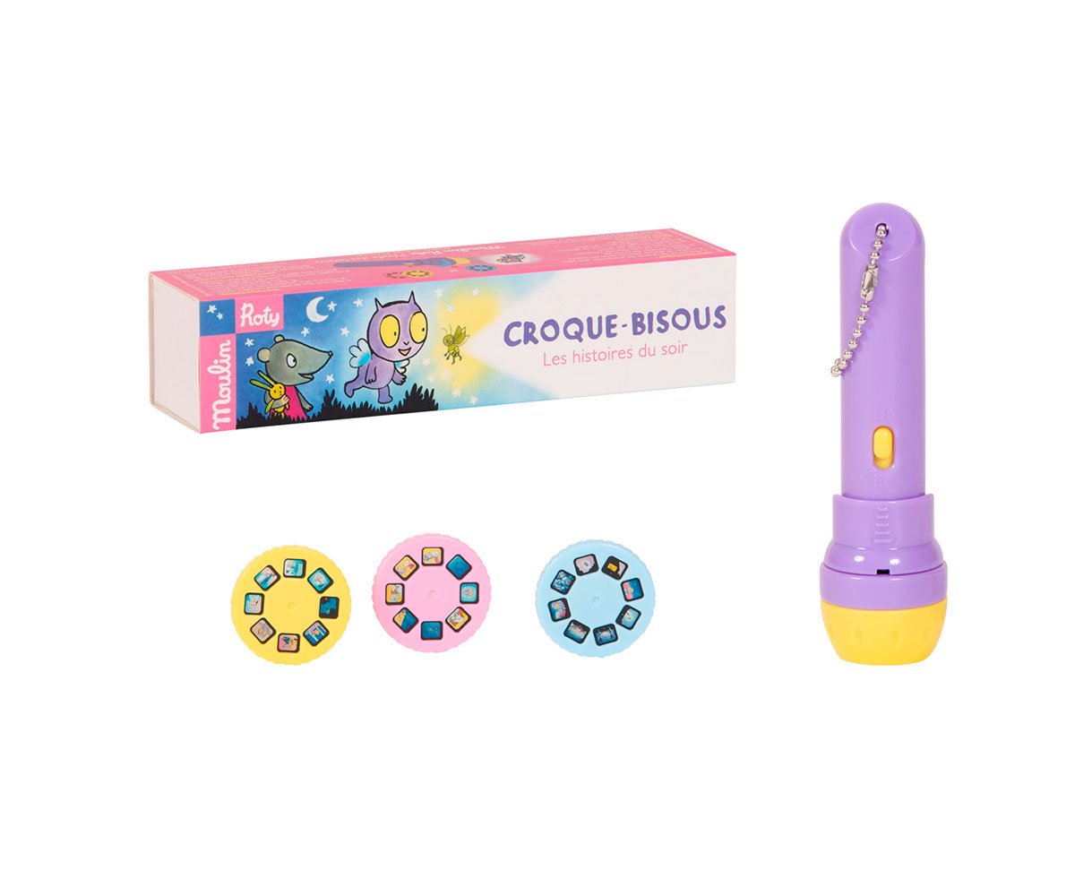 Lampe de poche Proecteur d\\'histoires  Croque-Bisous