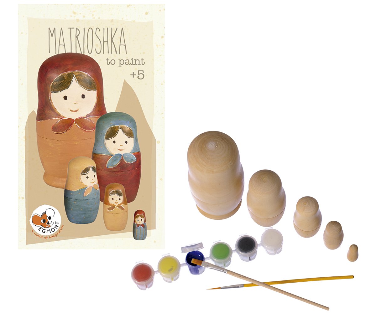 Kit Creativo: Matrioska para Pintar