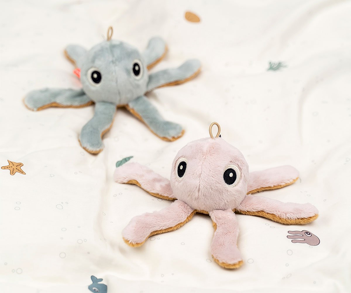 Pequeño Sonajero Jelly Rosa Empolvado