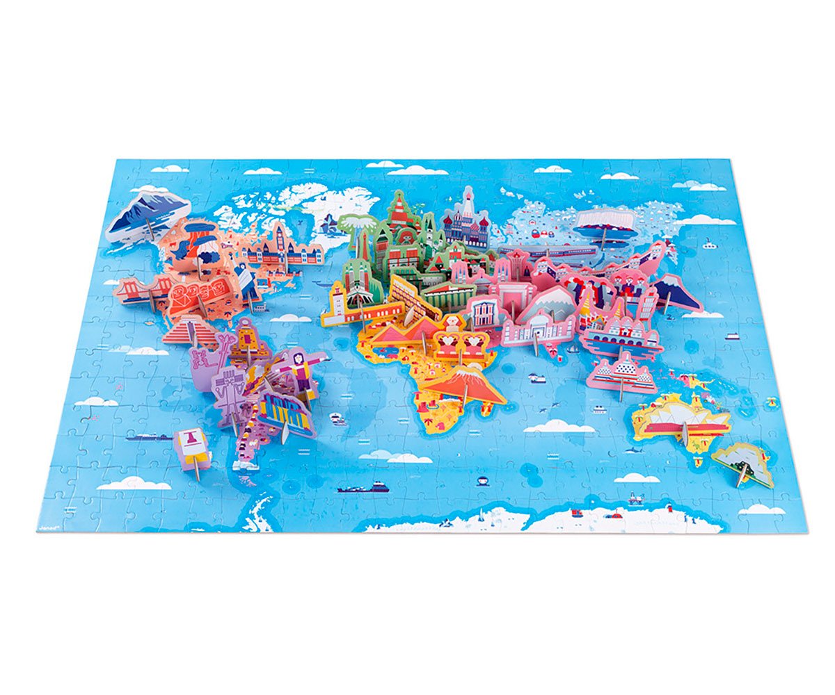 PUZLE EDUCATIVO- CURIOSIDADES DEL MUNDO