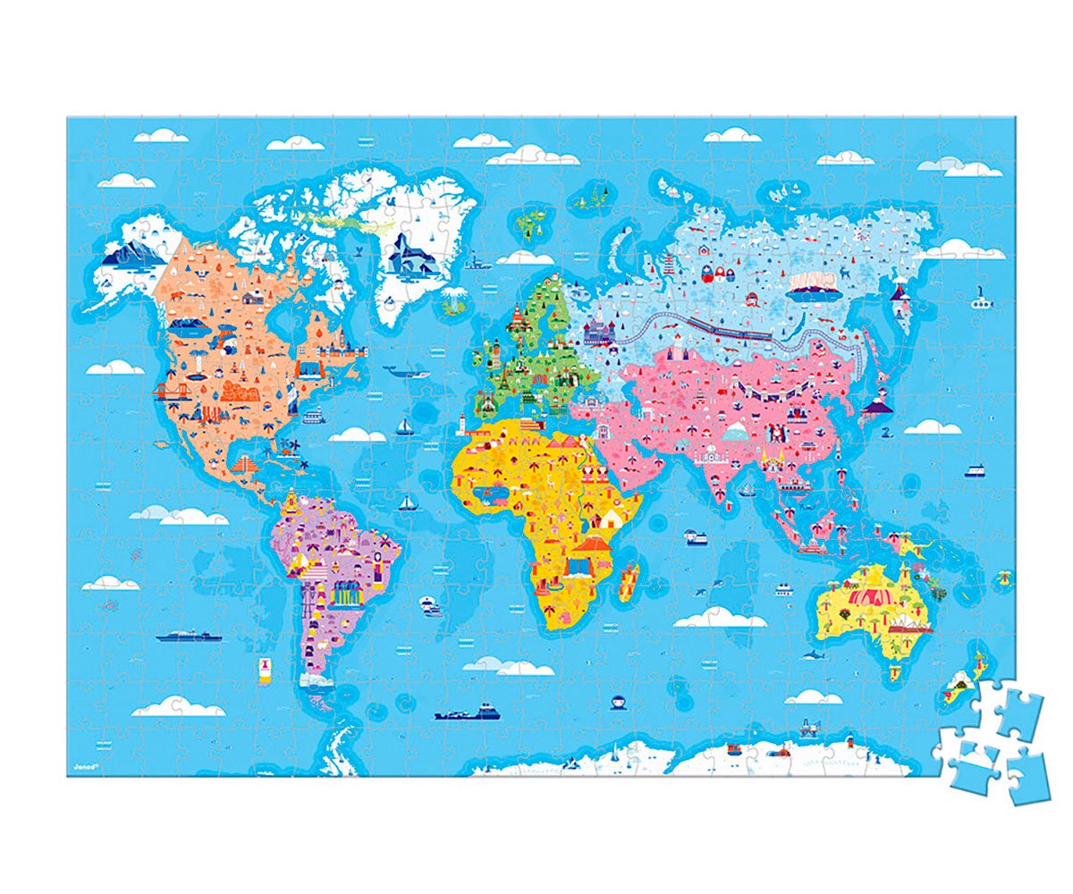 PUZLE EDUCATIVO- CURIOSIDADES DEL MUNDO