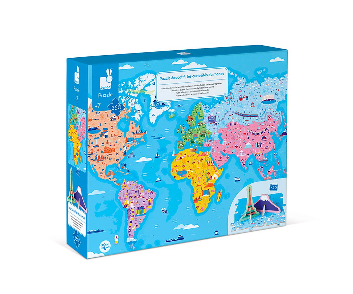 PUZLE EDUCATIVO- CURIOSIDADES DEL MUNDO