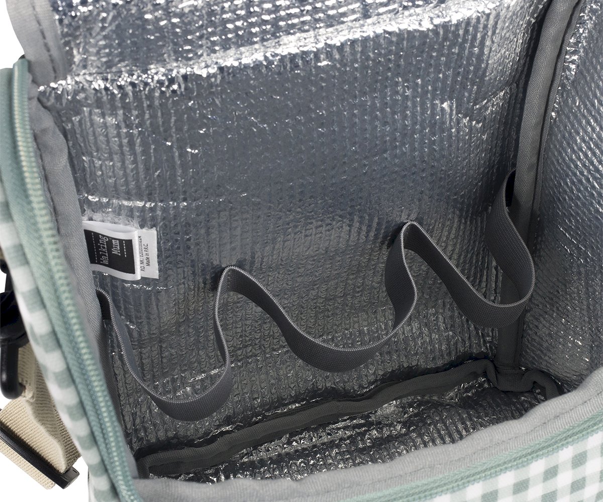 Bolsa Térmica para Biberones I Love Vichy Verde