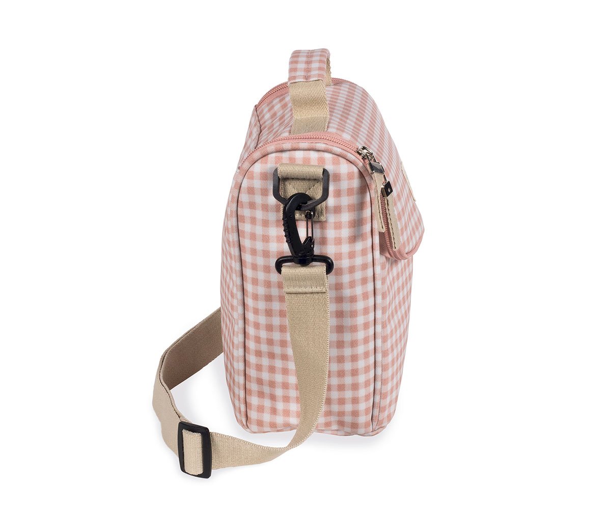 Bolsa Térmica para Biberones I Love Vichy Rosa