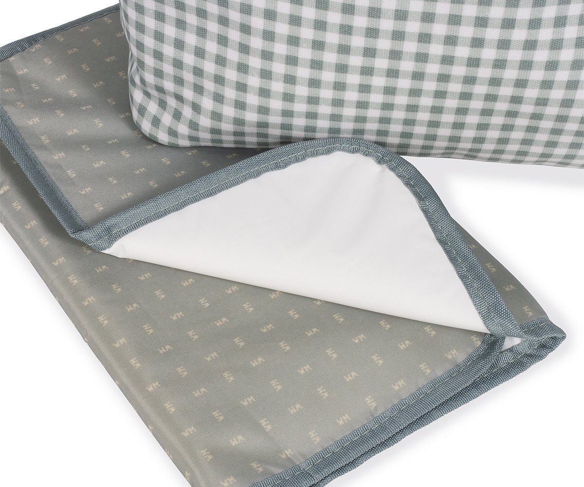 Sac Layette vert I love Vichy