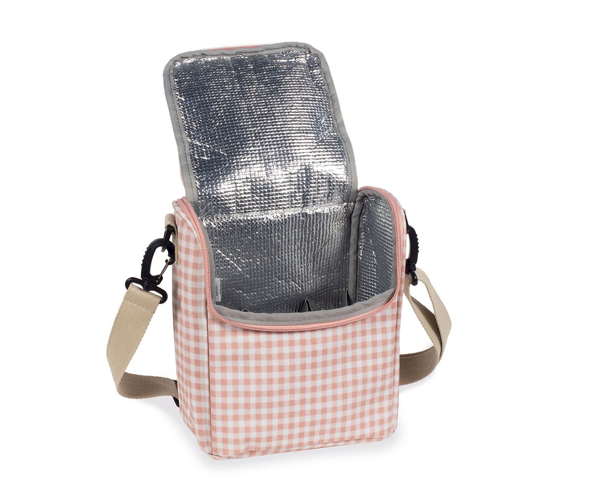 Bolsa Térmica para Biberones I Love Vichy Rosa