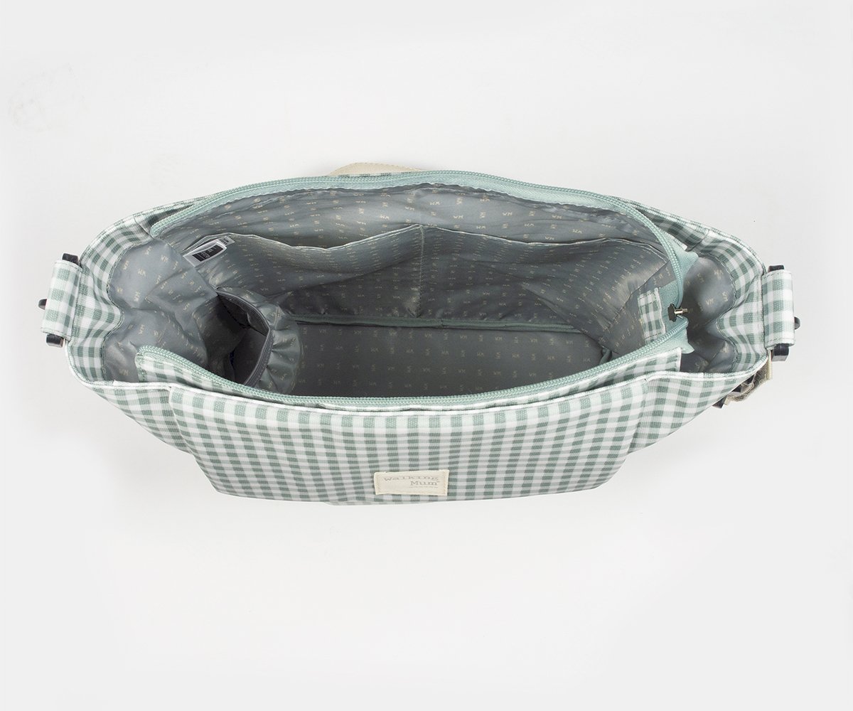 Sac Layette vert I love Vichy