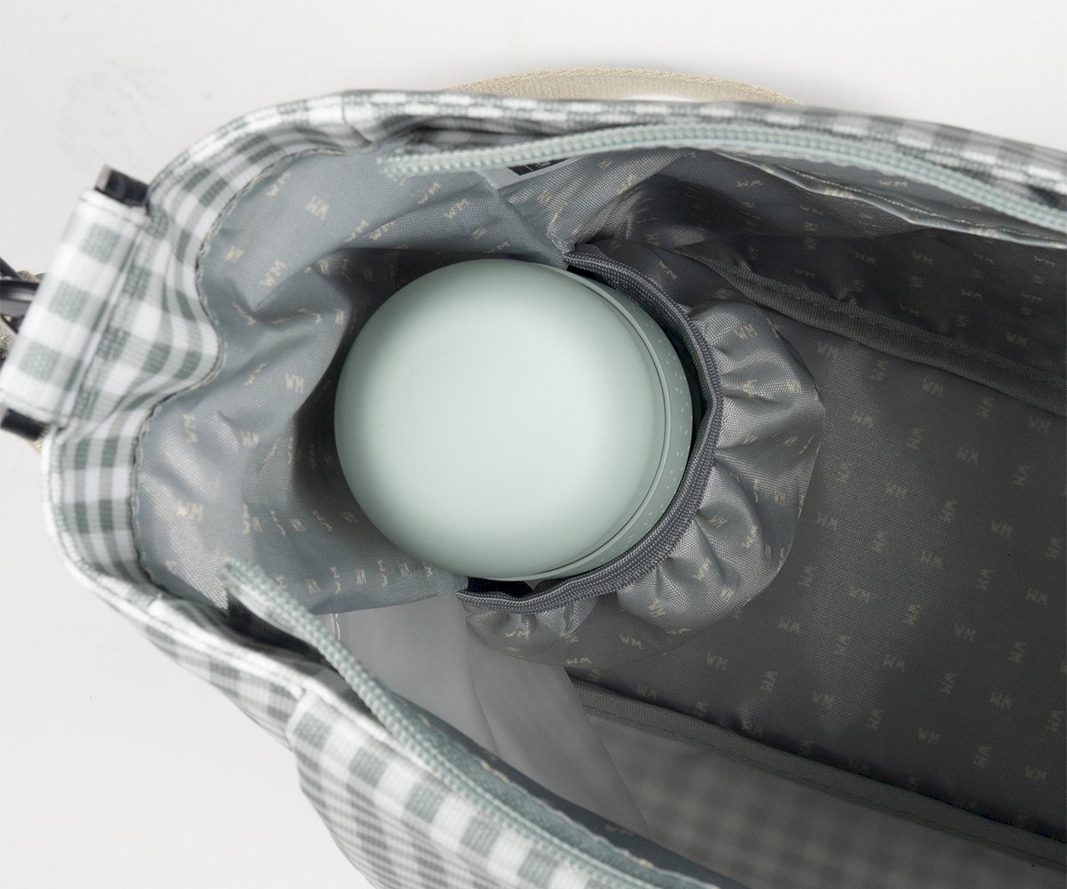 Sac Layette vert I love Vichy