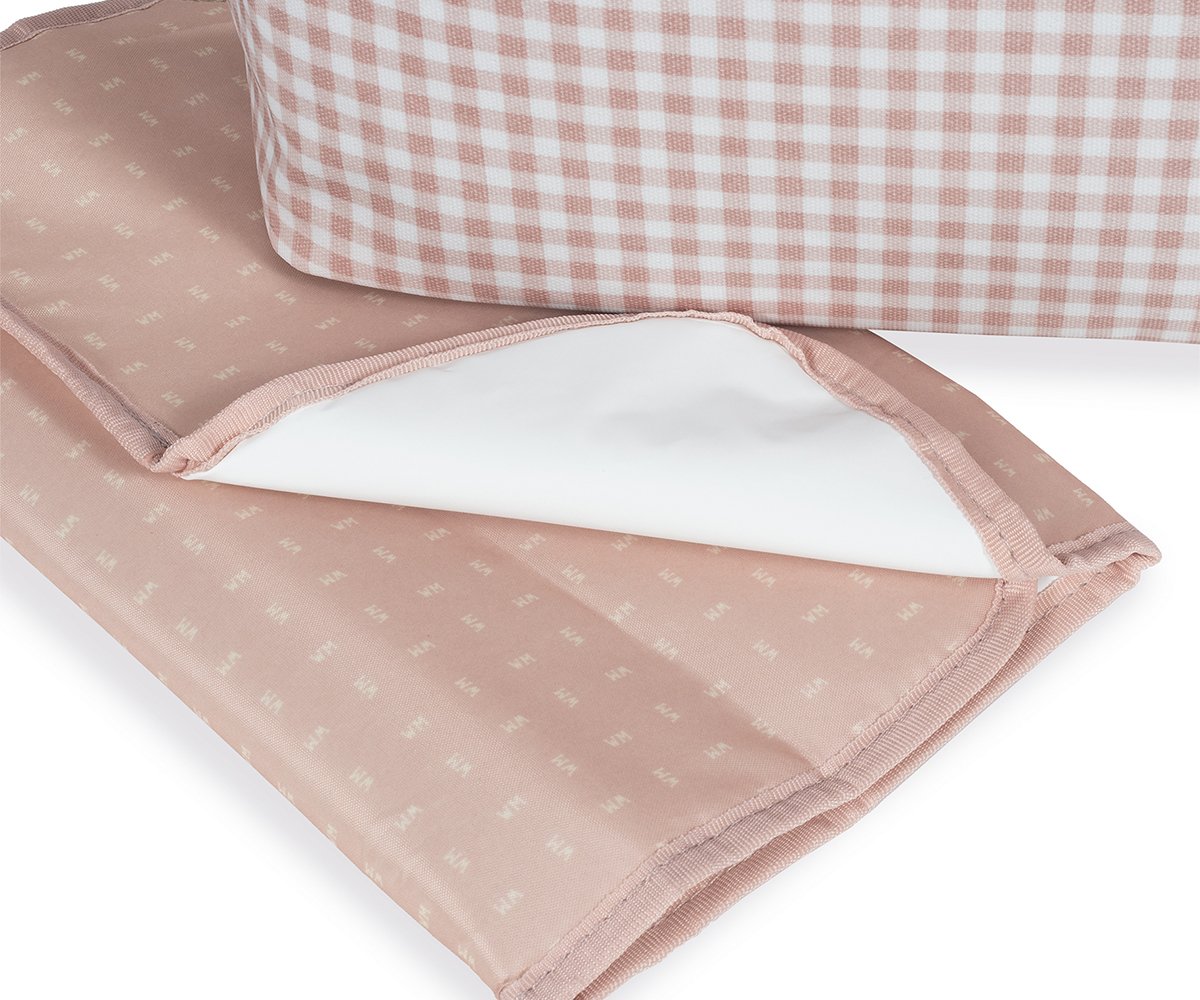 Bolsa Canastilla I love Vichy Rosa