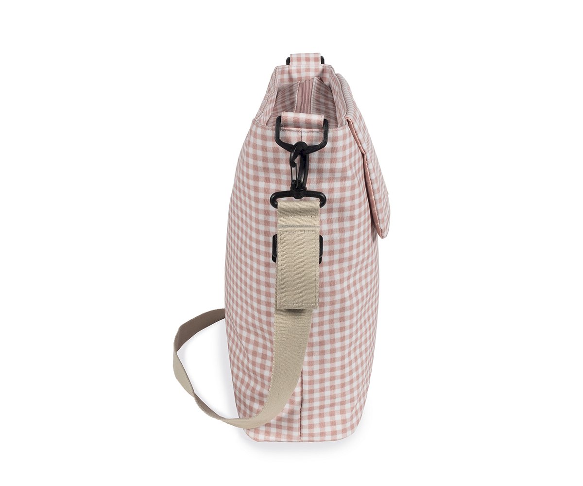 Bolsa Canastilla I love Vichy Rosa