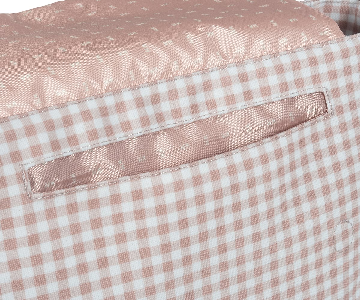 Bolsa Canastilla I love Vichy Rosa