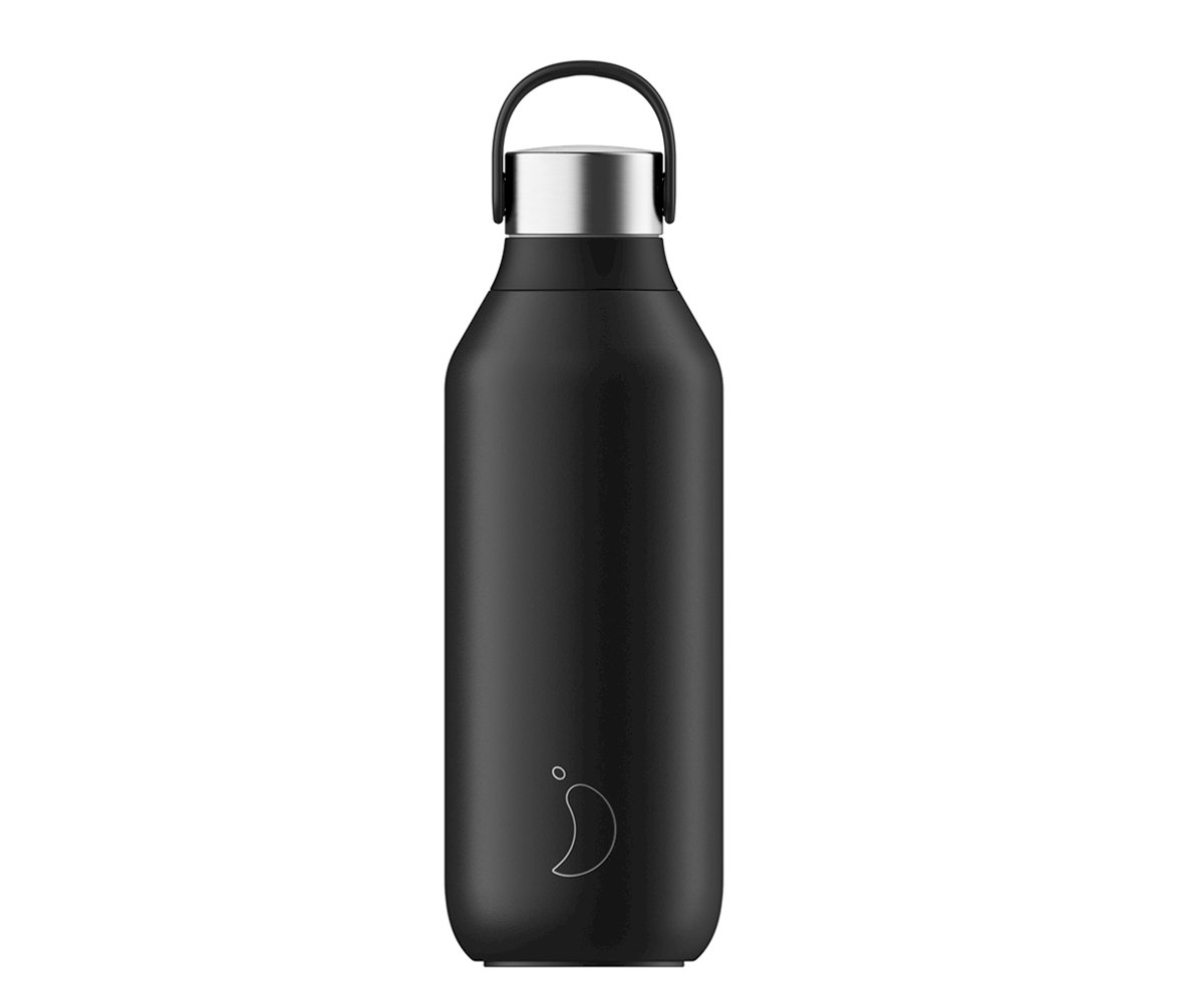 Bouteille en acier inoxydable série 2 noire 500 ml