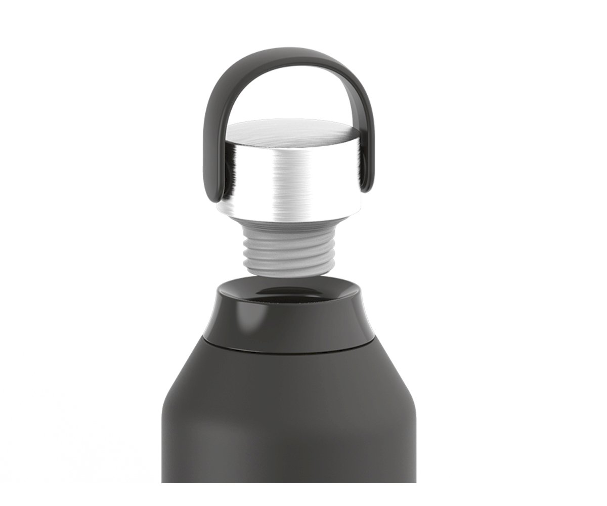 Botella Térmica Serie 2 Negra 500ml