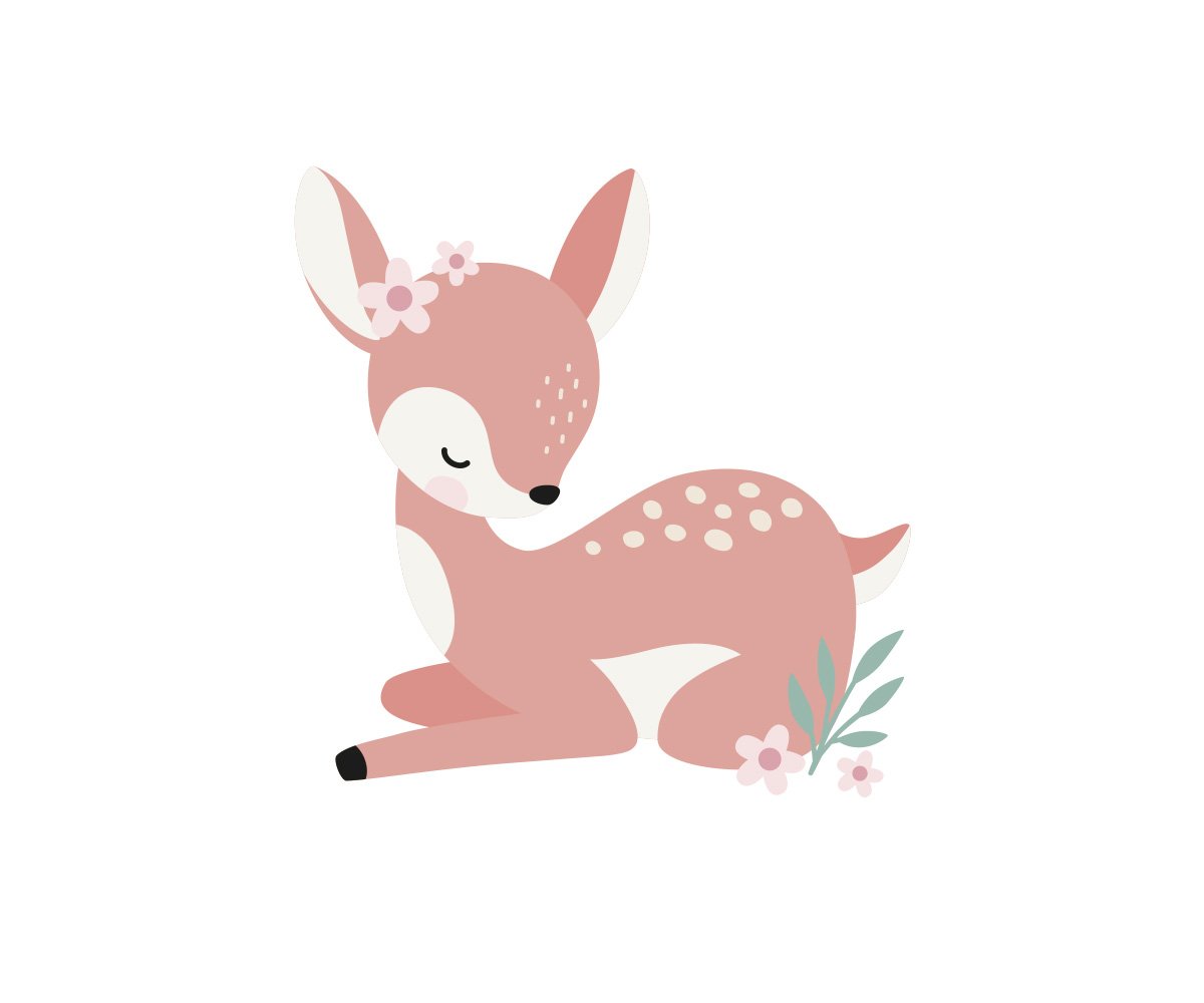 Desenho Mochila Mini Fashion Rosa Sweet Deer