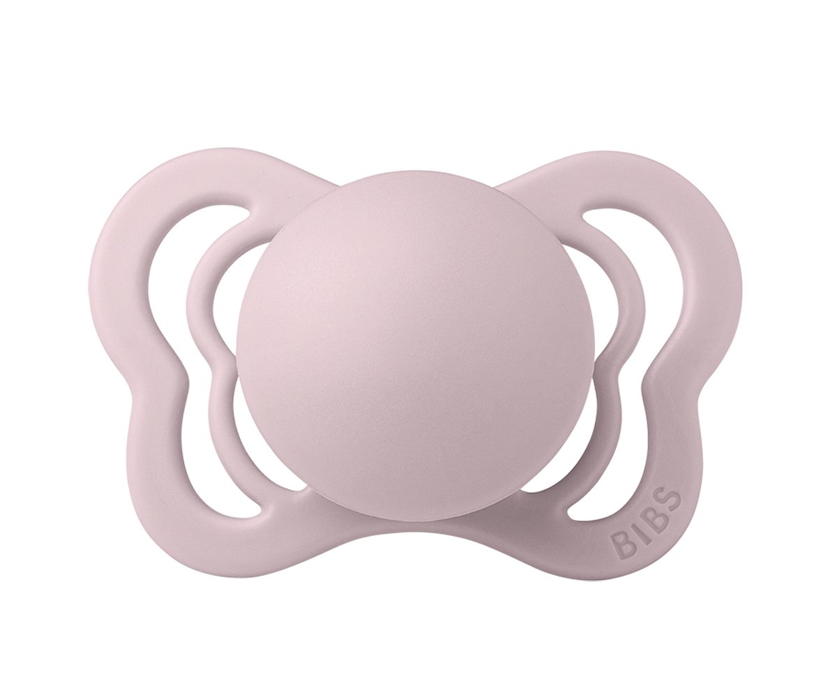 Pack 2 Succhietti BIBS Couture Pink Plum/Peach Lattice