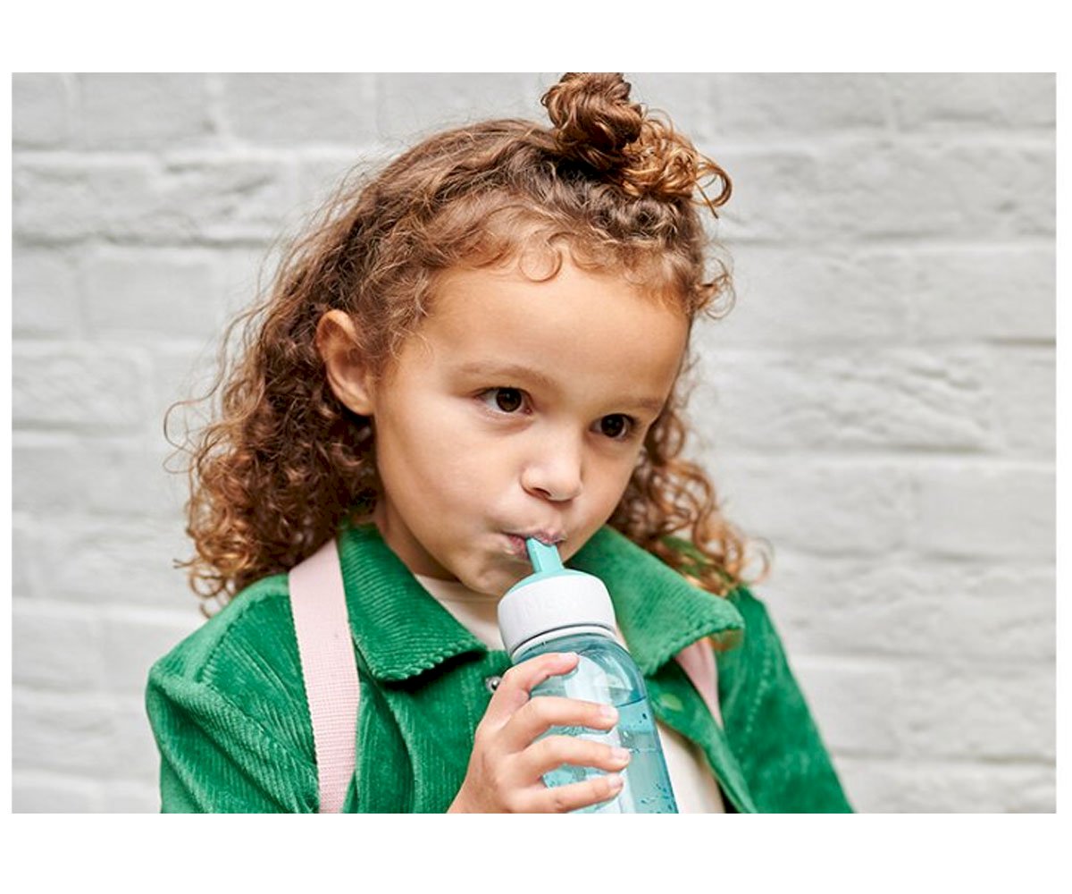 Botella Campus Flip-Up Personaliza Turquesa 500ml Animal Friends