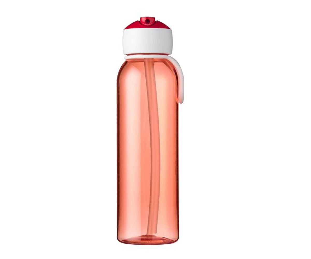 Garrafa Flip-Up Campus Personalizada Vermelha 500ml Circus