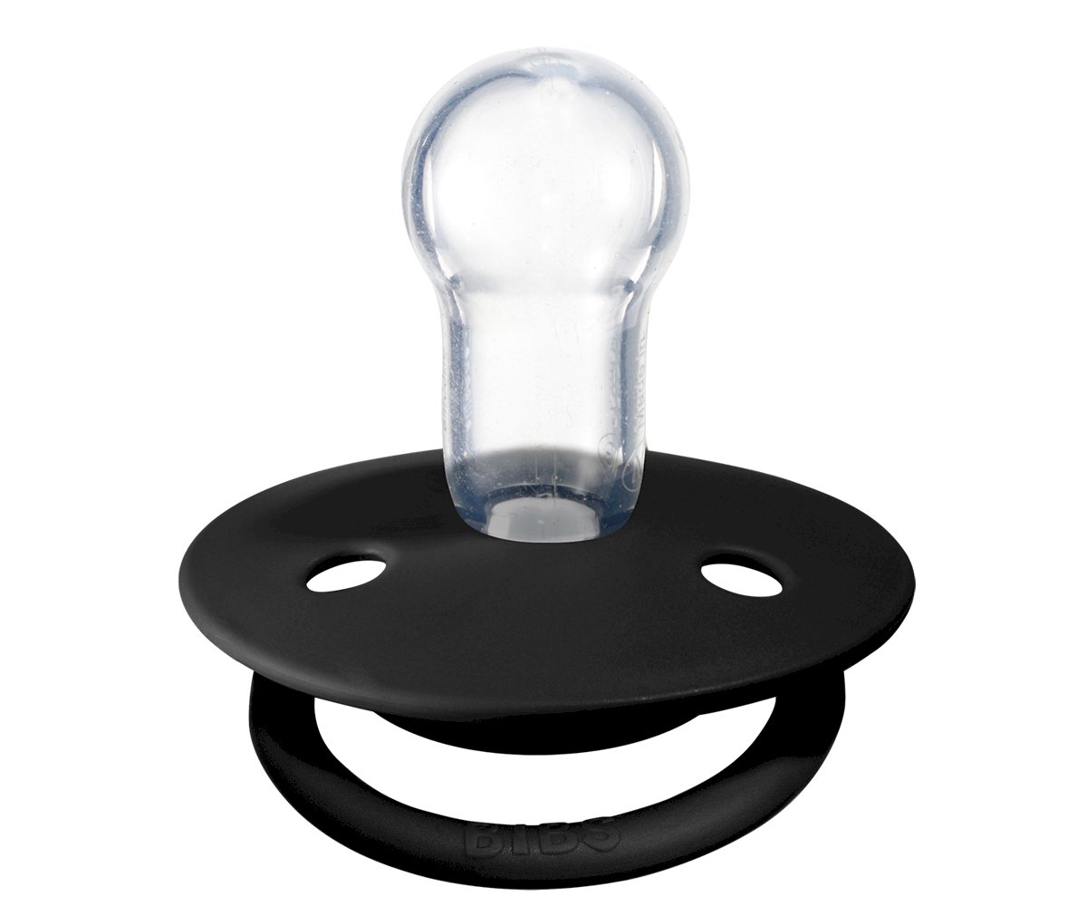 2 sucettes De Lux Cloud/Black Silicone