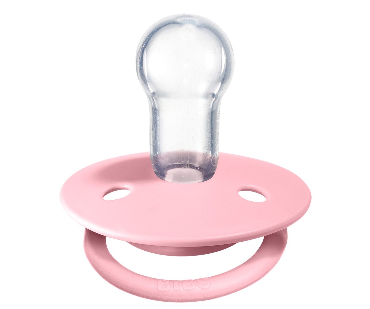 2 Succhietti BIBS De Lux Ivory/Baby Pink Silicone