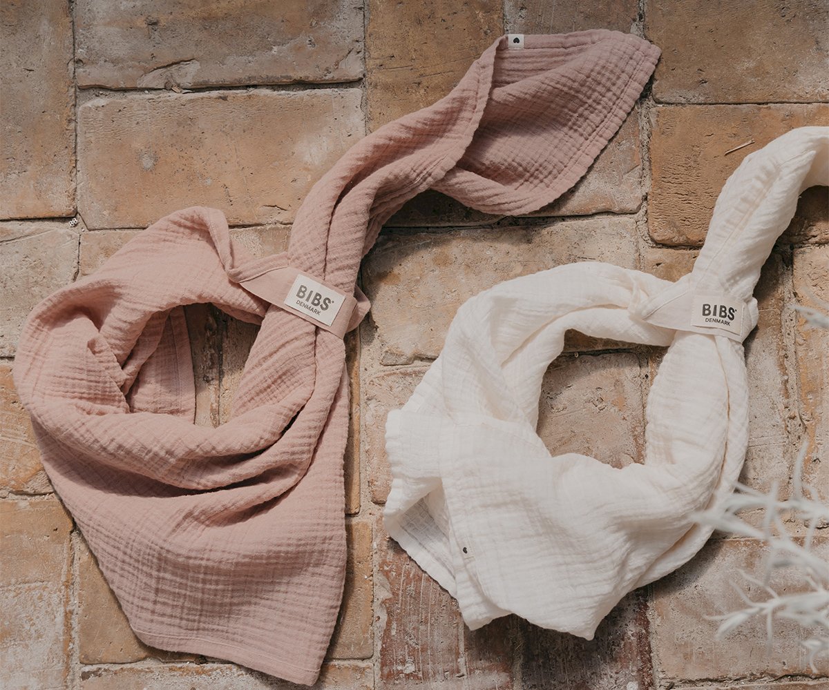 2 Mini Mussoline BIBS Cuddle Cloth Ivory