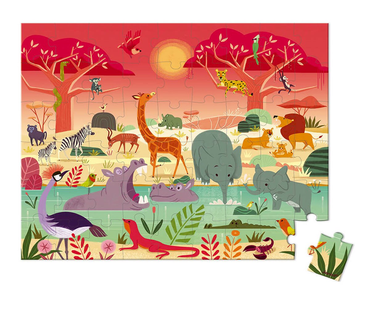 Puzzle La Riserva degli Animali 54pz