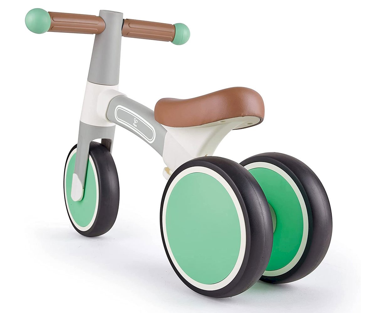 Minha 1º bicicleta de equilíbrio Vespa Verde