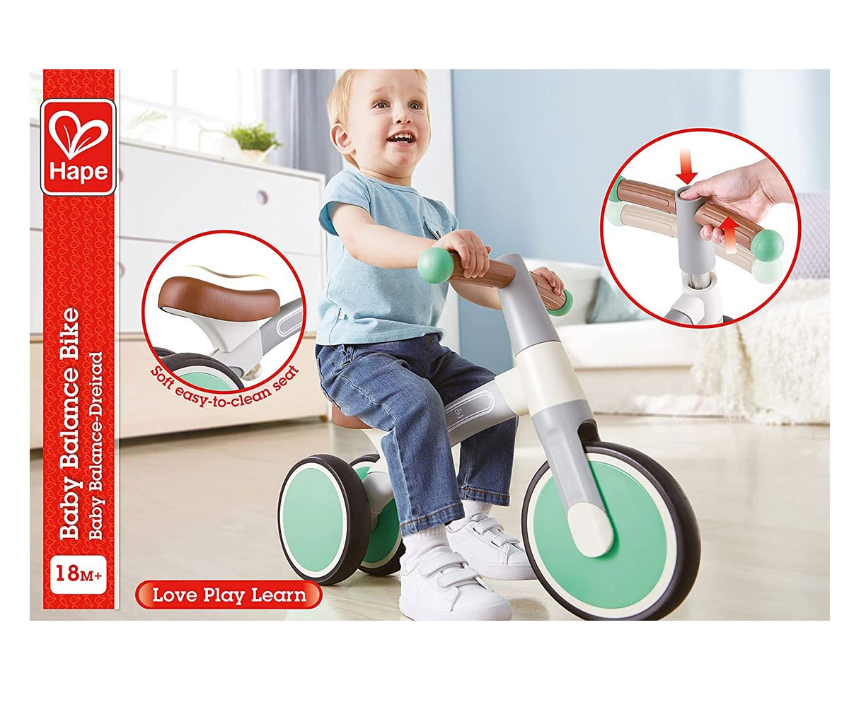 Minha 1º bicicleta de equilíbrio Vespa Verde