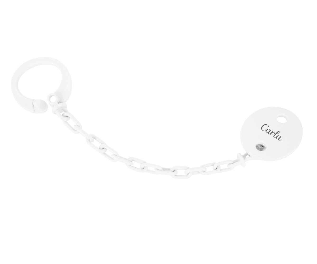 Sujetachupetes Personalizable Blanco