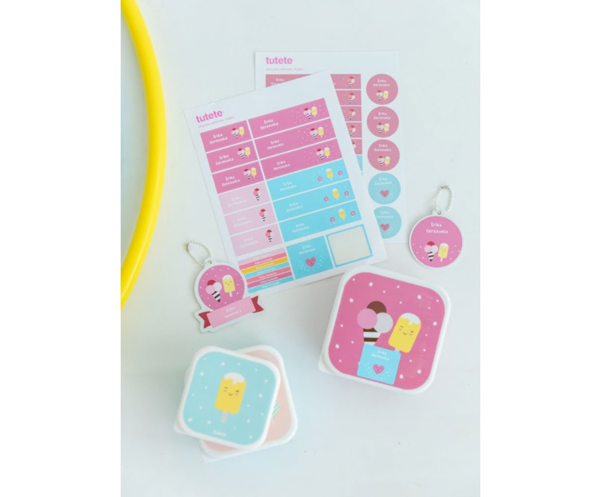 25 Etichette Termoadesive Sugary