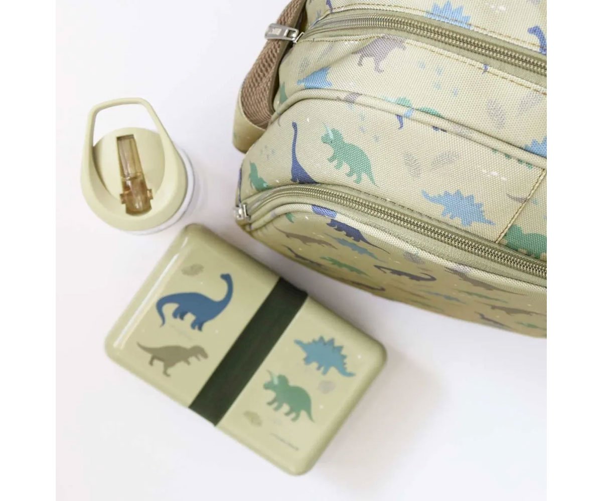 Mochila con Bolsillo Térmico Dinosaurios