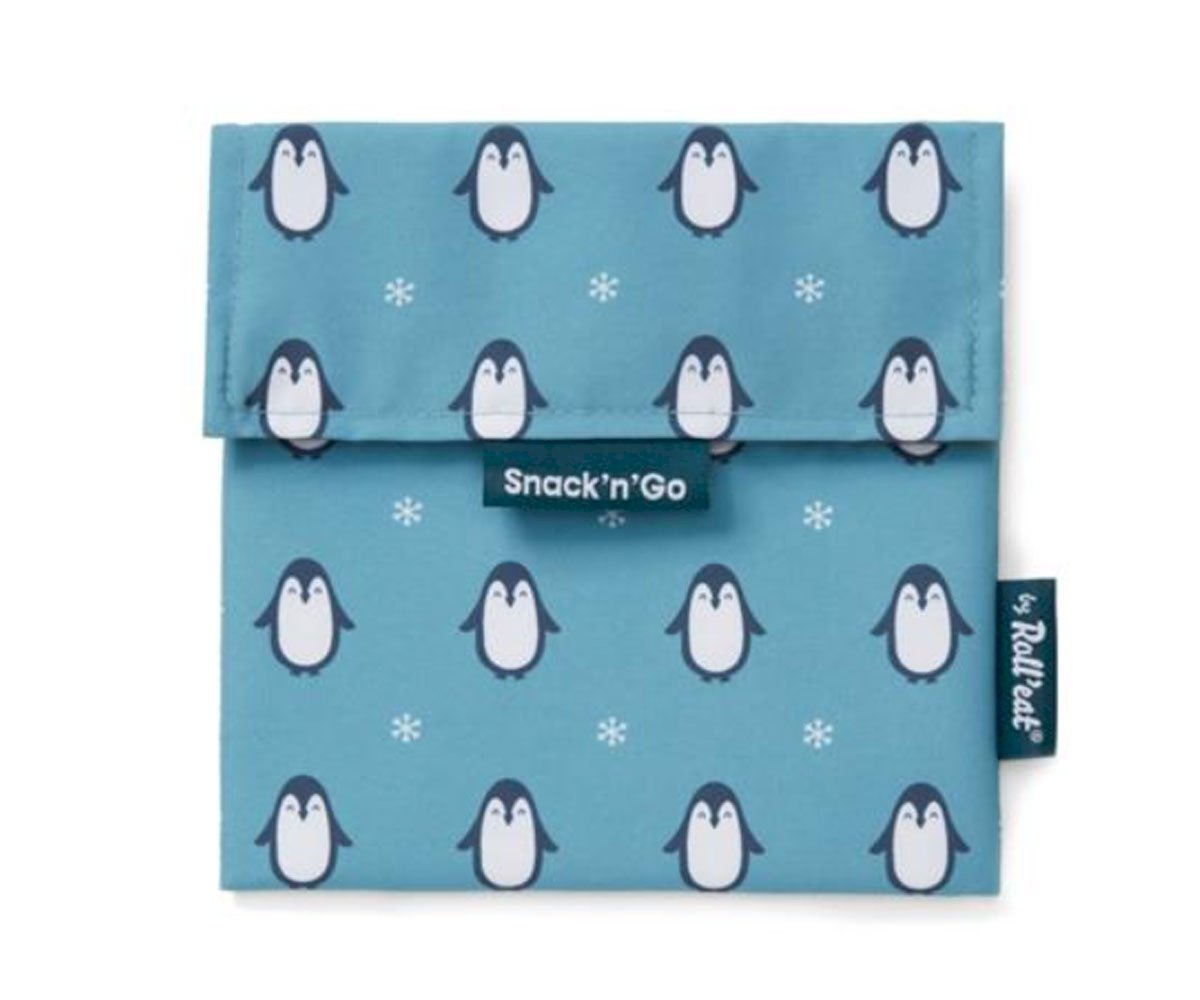 Porta Alimentos Snack n\'Go Pingüinos