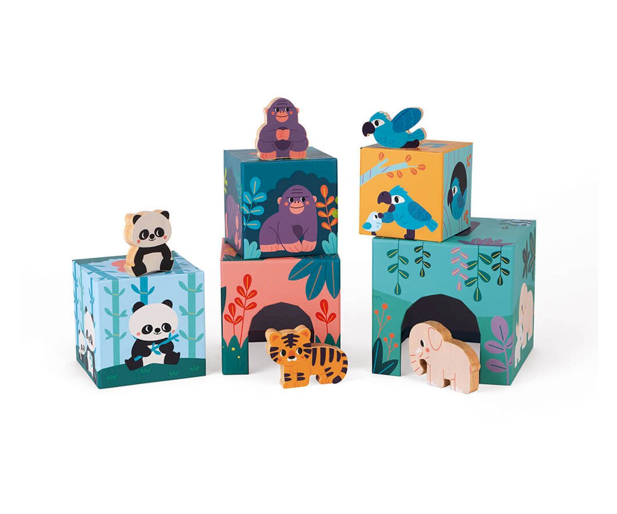 Animais Pirâmide Empilháveis