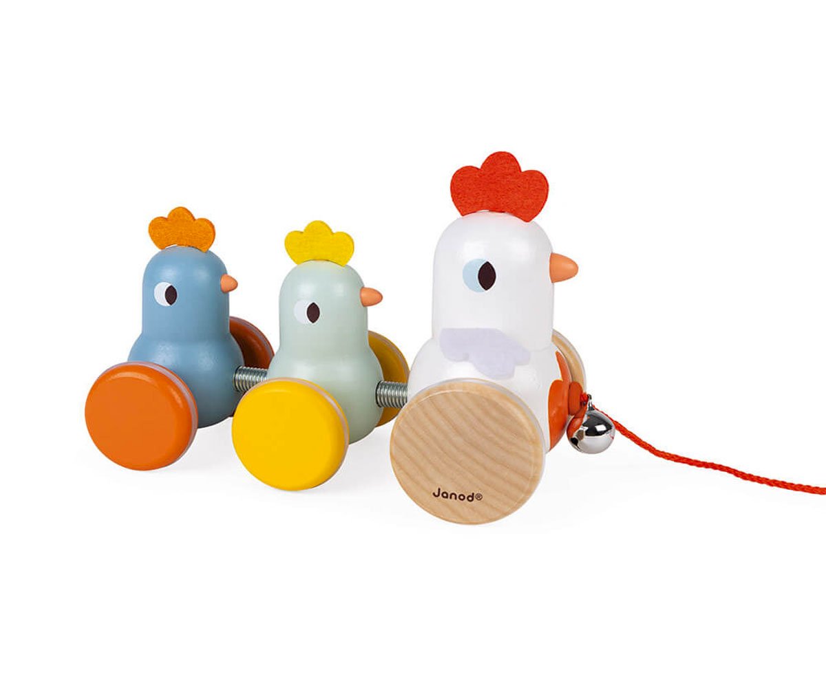 Traîne Poule et Poussins