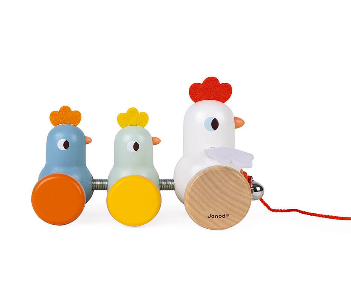 Para Arrastar Drag Hen e filhotes