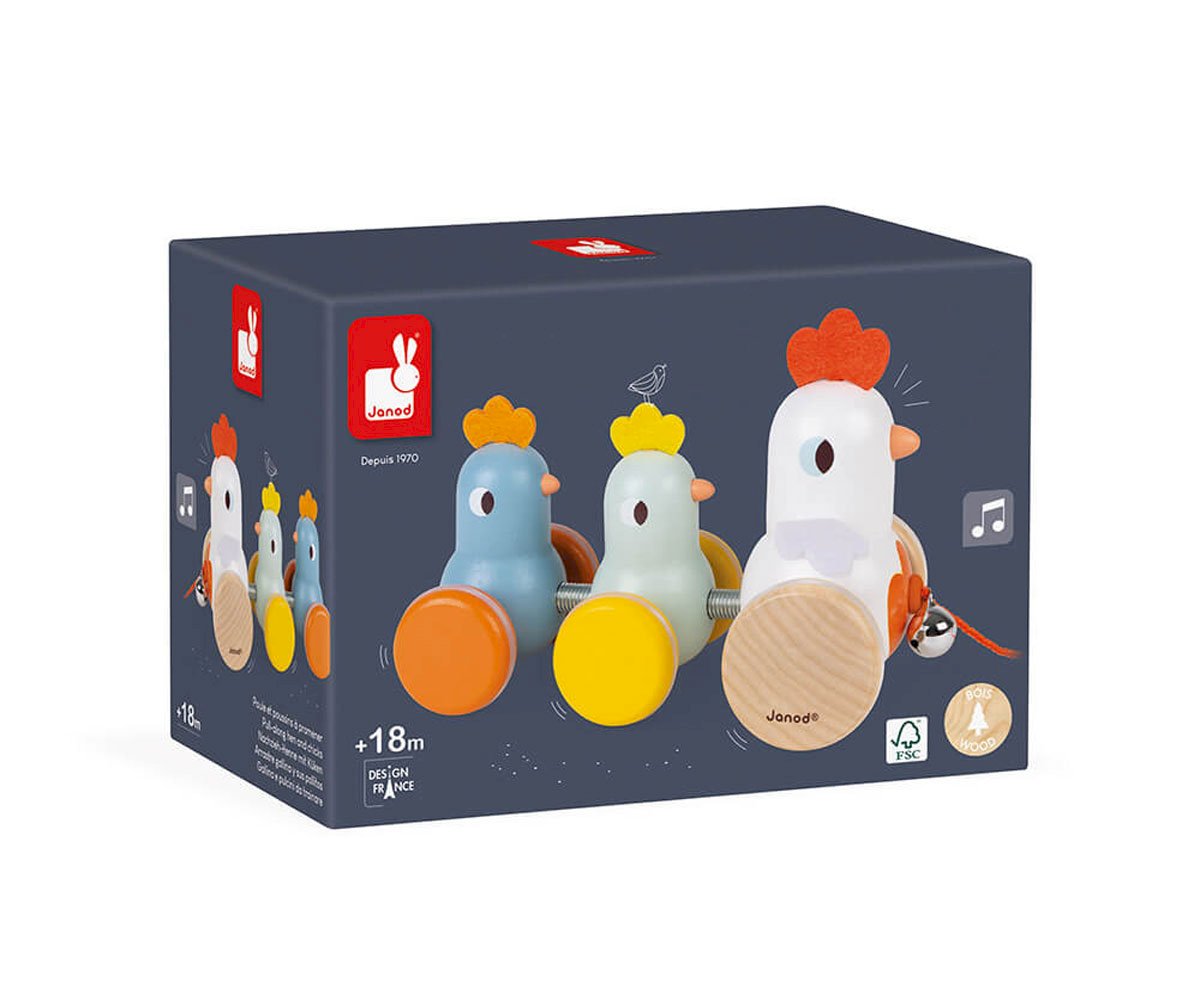 Para Arrastar Drag Hen e filhotes