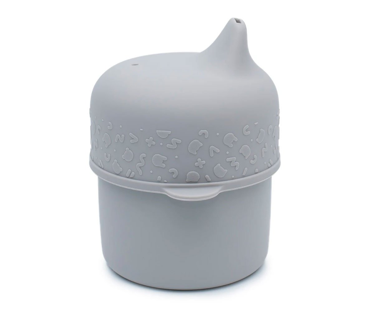 Tappo Silicone Sippie GRey