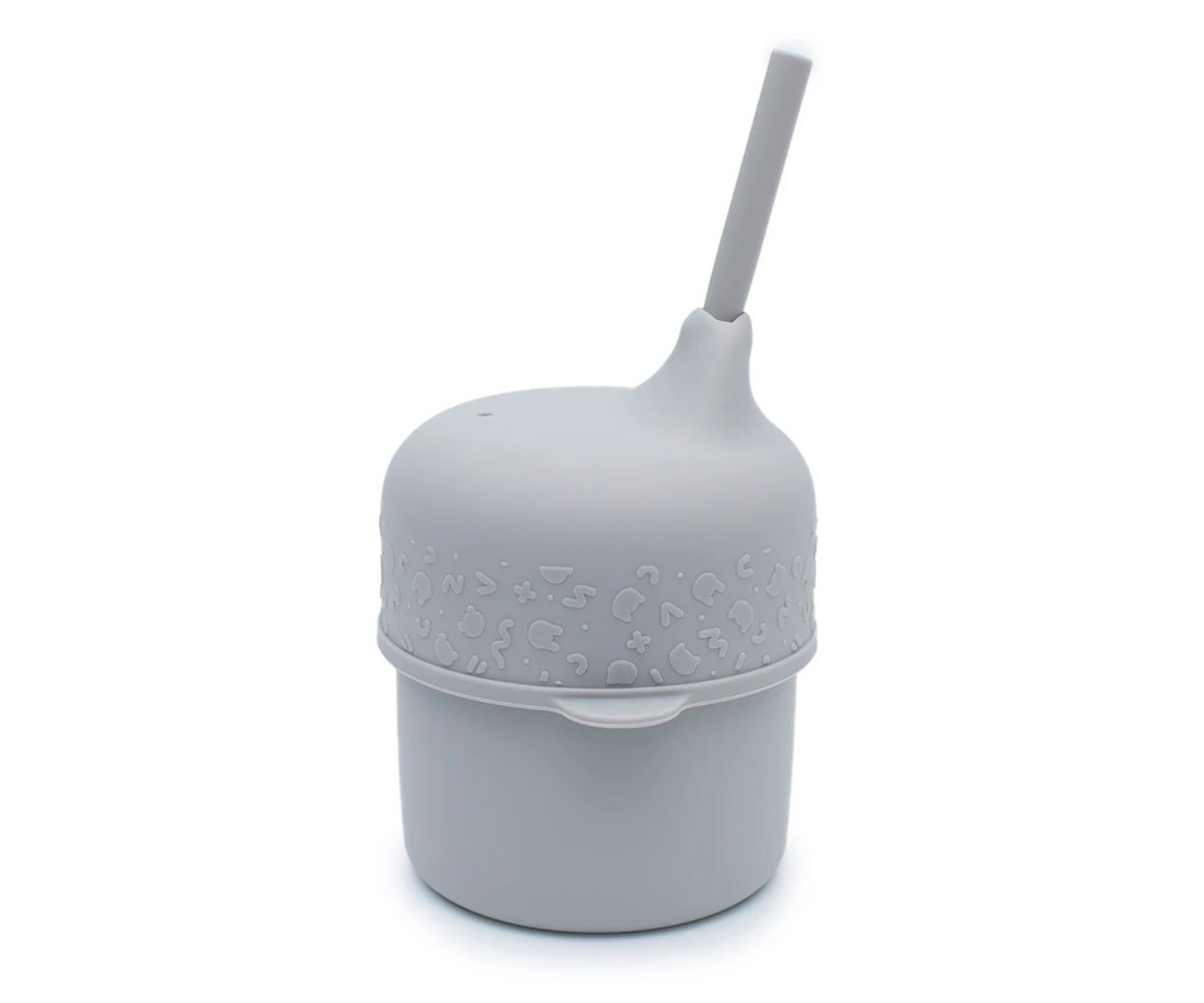 Tappo Silicone Sippie GRey
