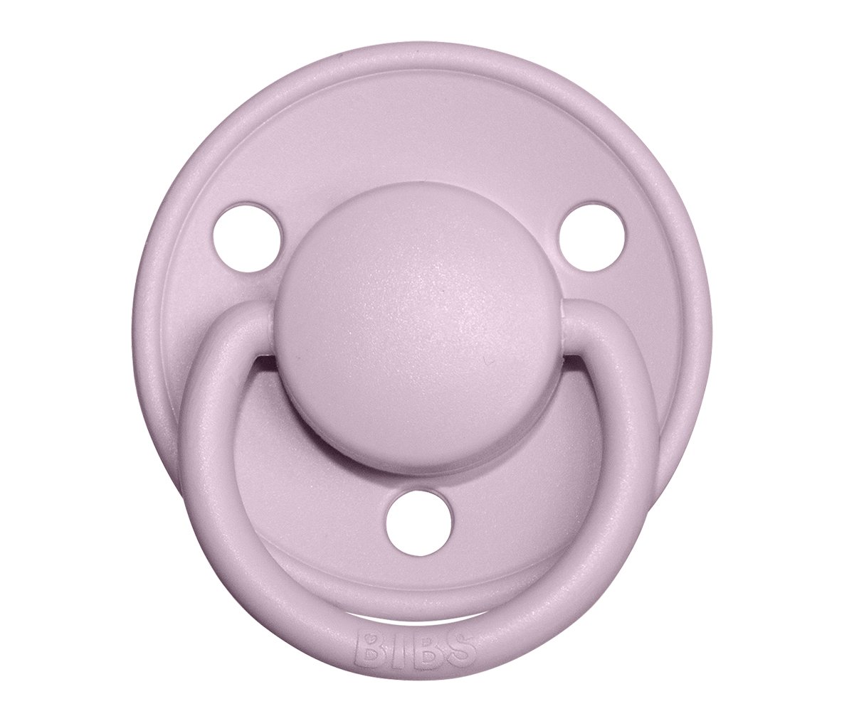2 Chupetas Silicone BIBS De Lux Dusky Lilac/Heather