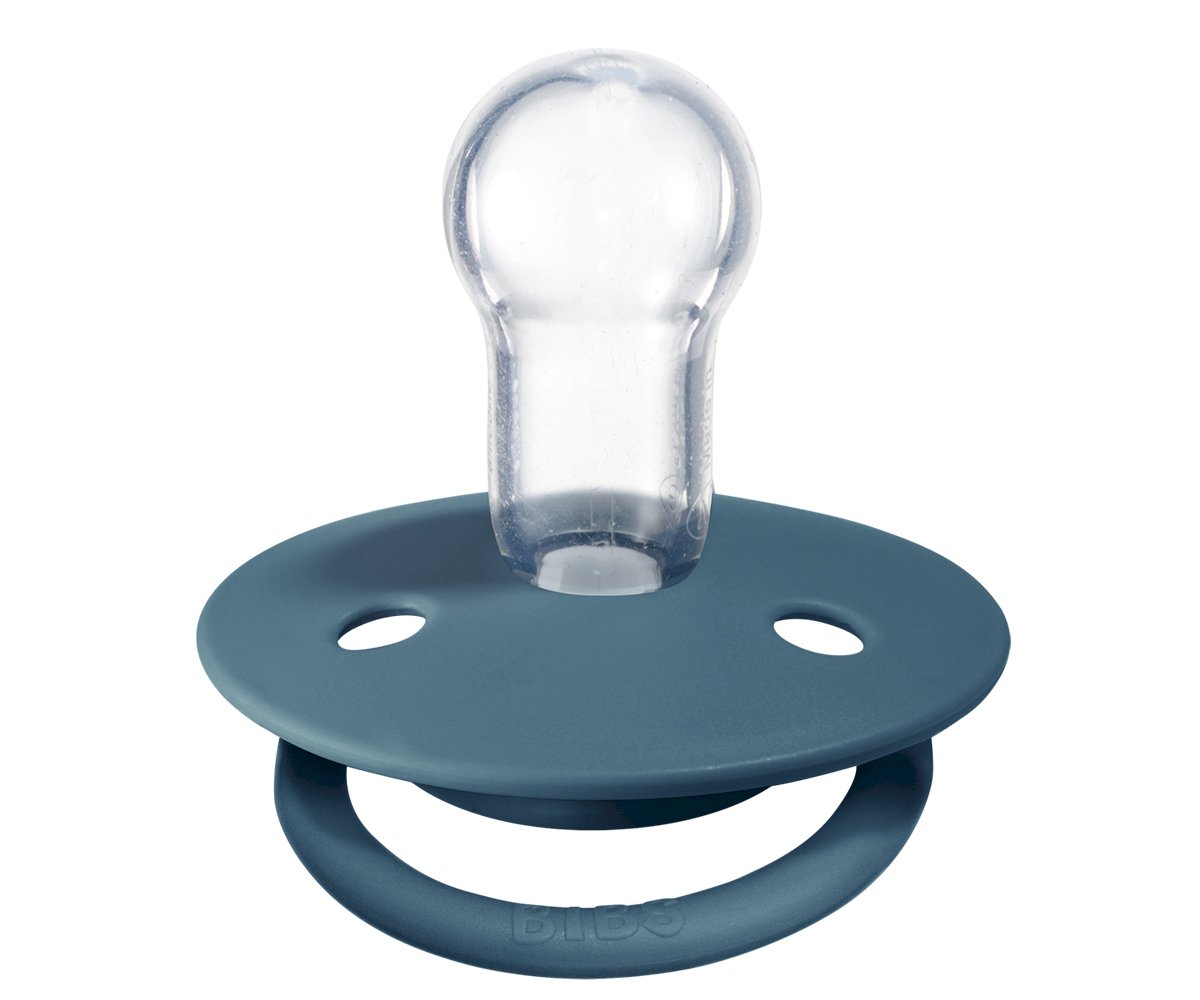 2 Chupetas Silicone BIBS De Lux Mustard/Petrol