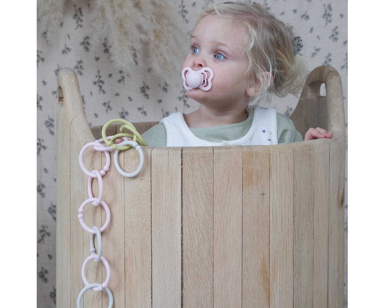 2 Chupetas Latéx BIBS Couture Honey Haze/Blossom