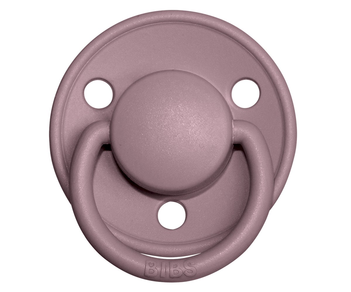 2 Chupetas Silicone BIBS De Lux Dusky Lilac/Heather