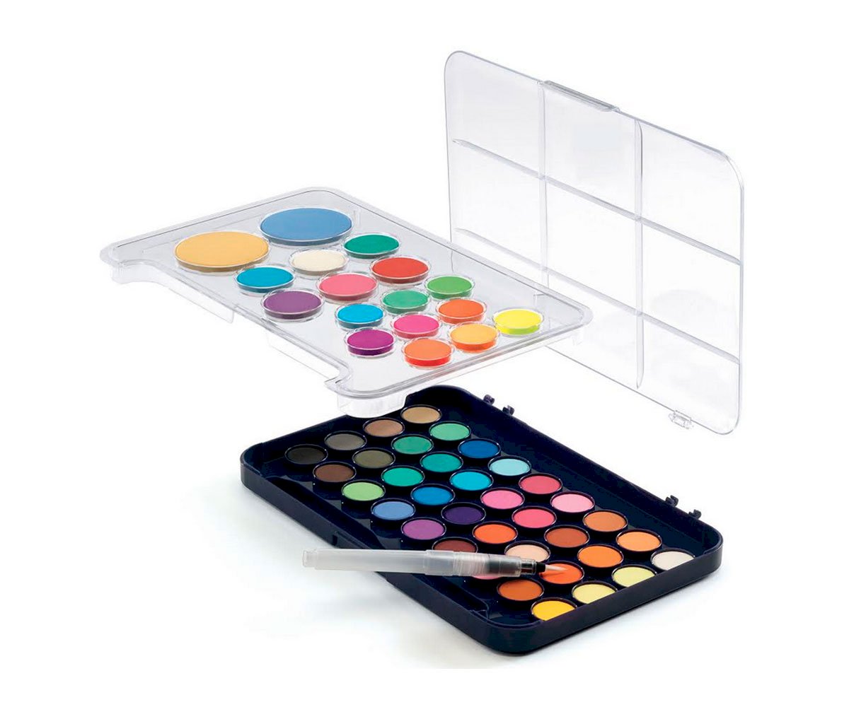 Couleurs de palette d'artistes