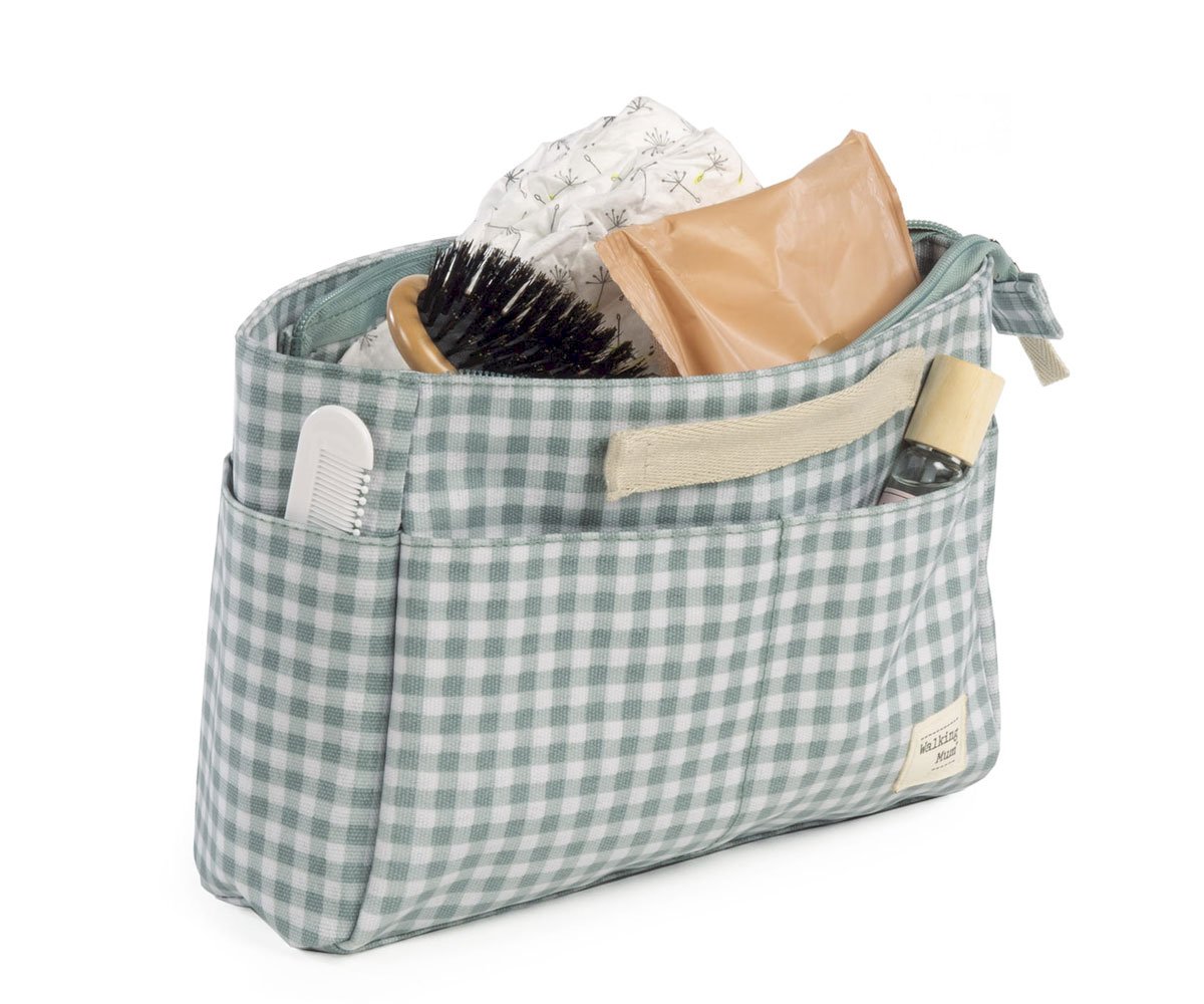 Trousse de toilette I Love Vichy Verte