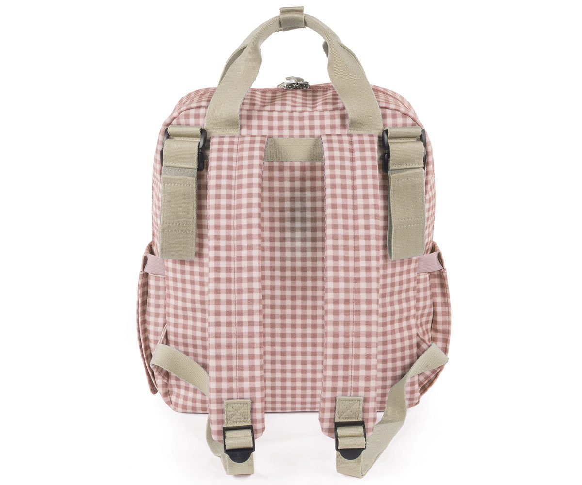 Sac à dos pour Poussette I Love Vichy Rose