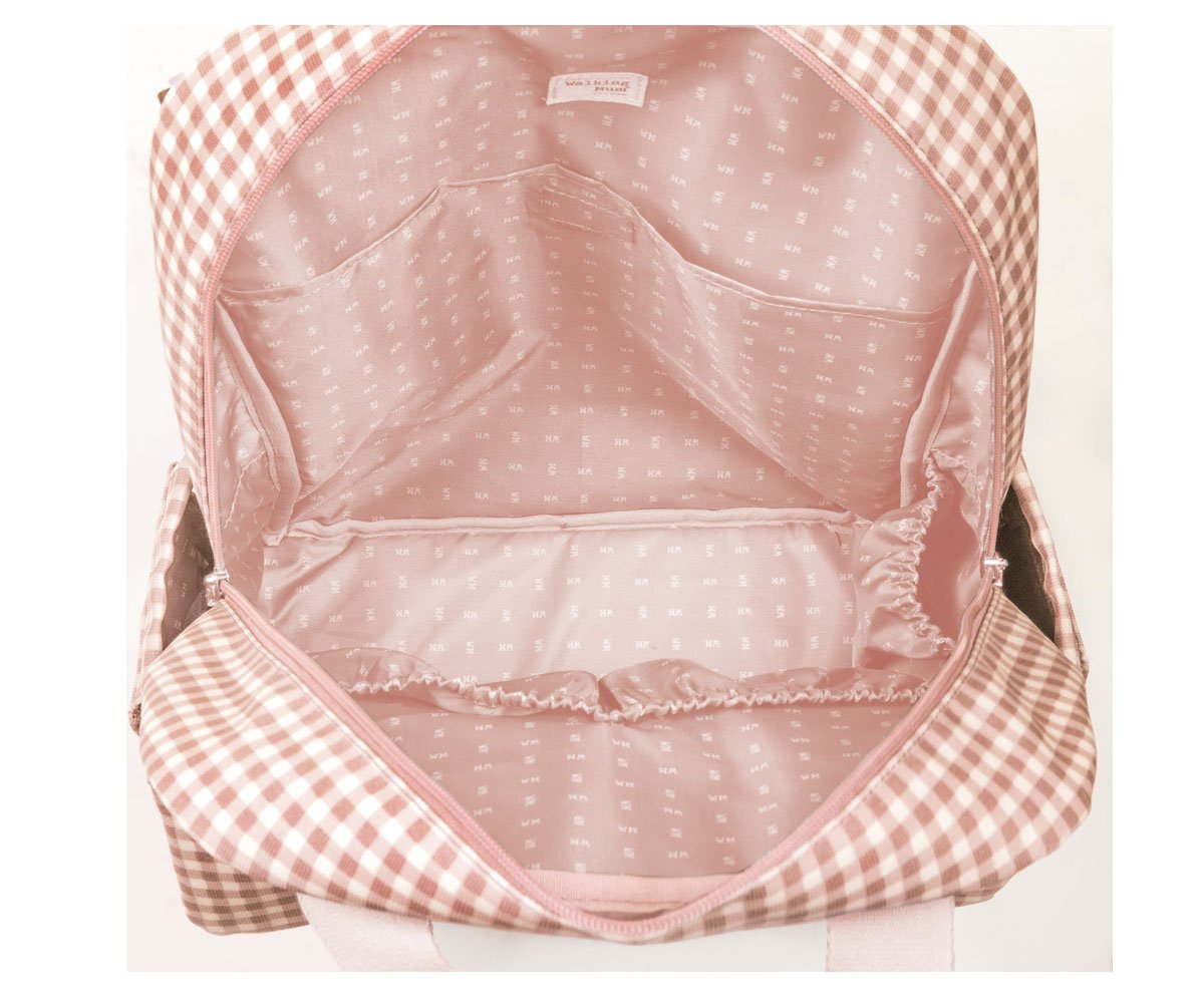 Sac à dos pour Poussette I Love Vichy Rose