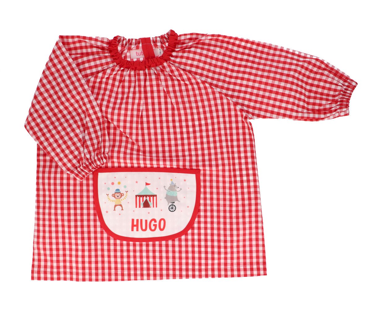 Babi con Bolsillo Central Circus Rojo Personalizado