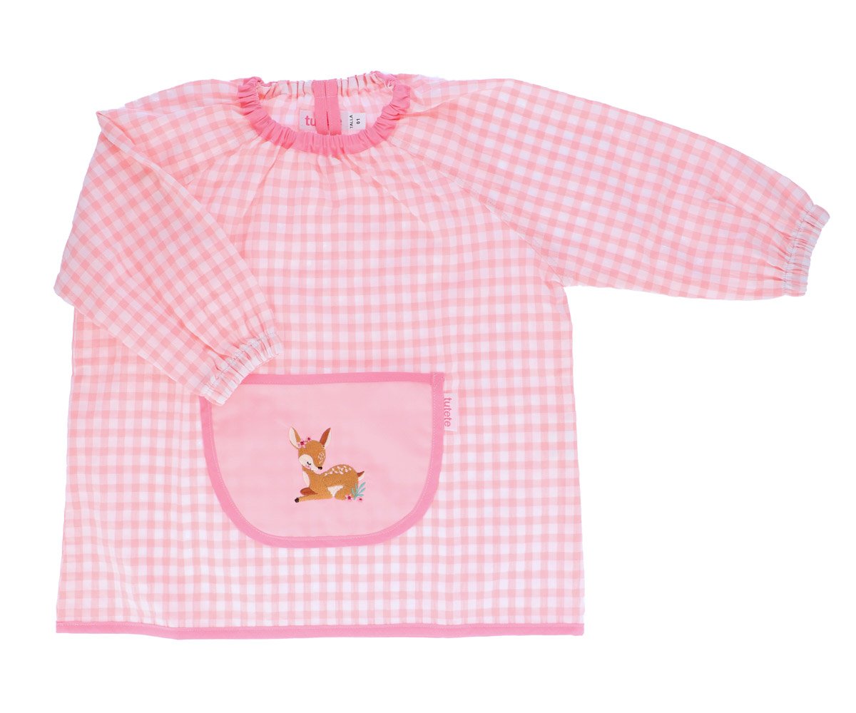 Tablier Lola avec Poche Centrale Sweet Deer Personnalisable
