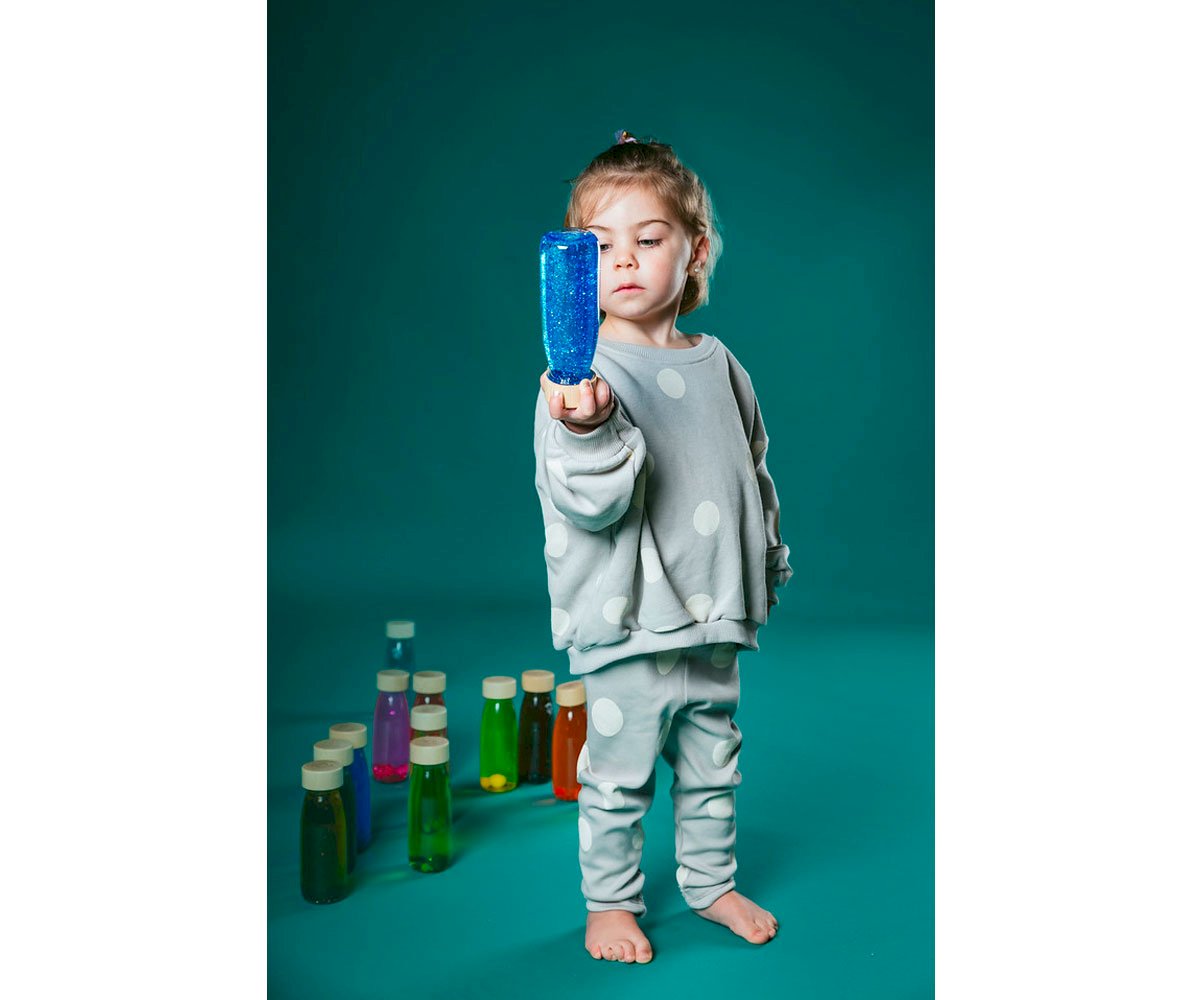 Bouteille Sensorielle Flottante Turquoise