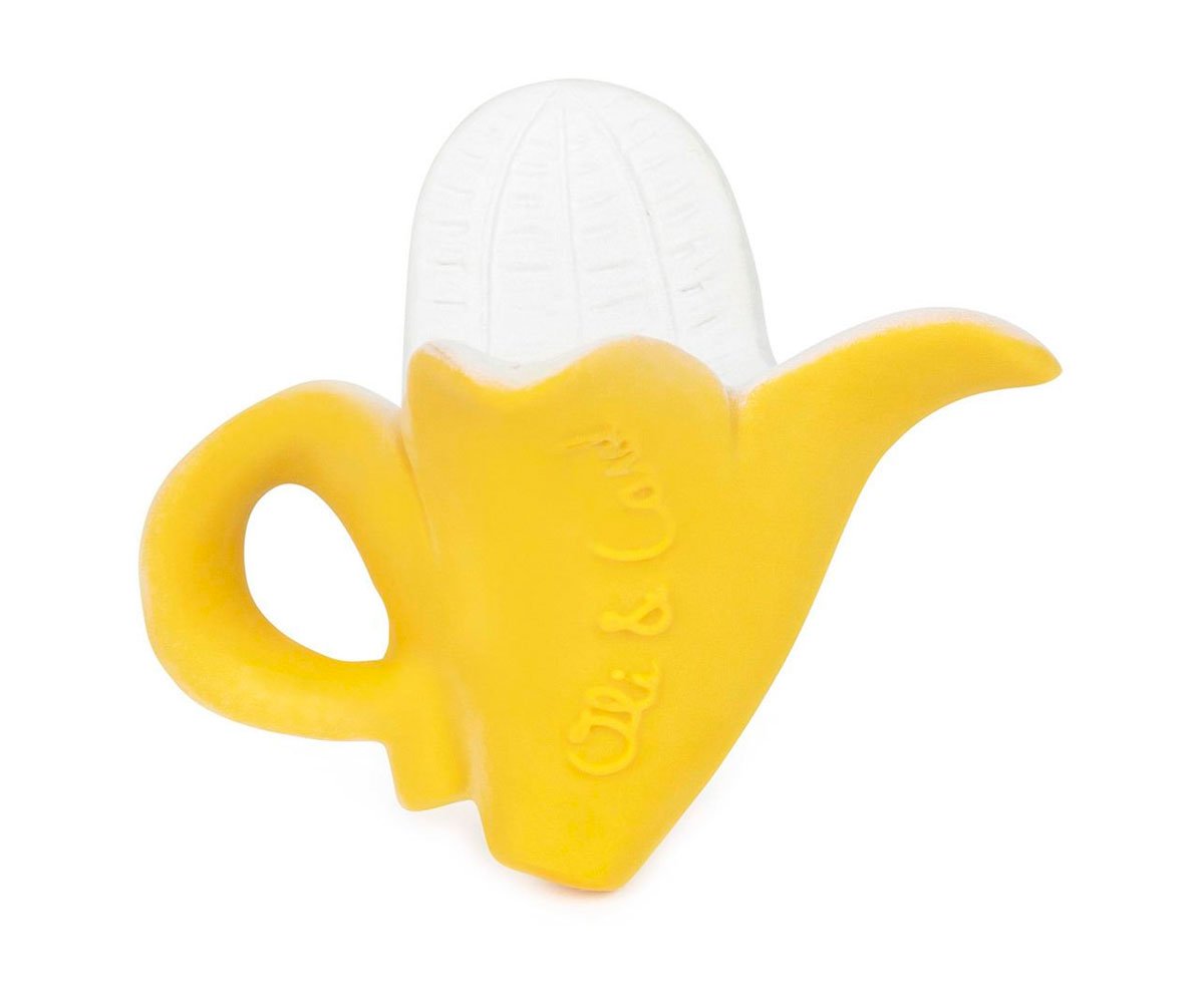 Banane Anneau de Dentition en Latex Oli&Carol Anita Bananita